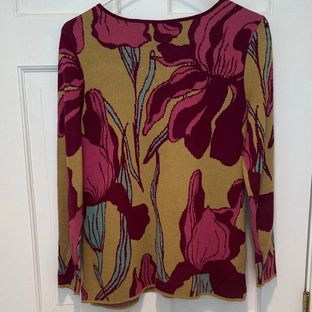 Soft Surroundings Floral Sweater  - Multicolor - Picture 3 of 3